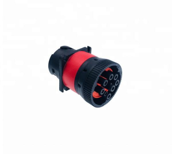 PVC J1939 Adapter 9 Pin Female To Type 1 Male Square Flange Deutsch HD16-9-1939S