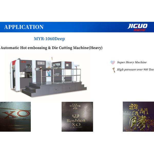 Горячий выбивать и плашки автомат для резки Creasing бумаги картона 1070X770mm