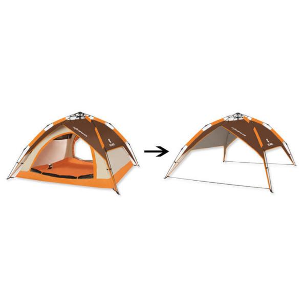 3 - 4 People Easy Up Camping Tent Anti UV Backpacking Hiking Tent Outdoor