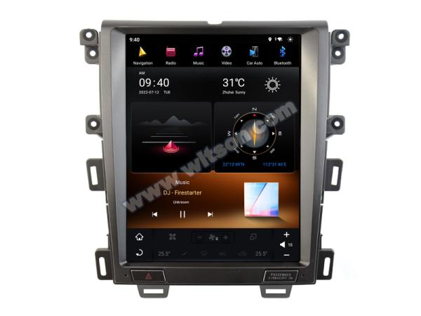 12.1 Screen Tesla Vertical Android Screen For Ford Edge 2008-2014 Car Multimedia Stereo GPS Carplay Player