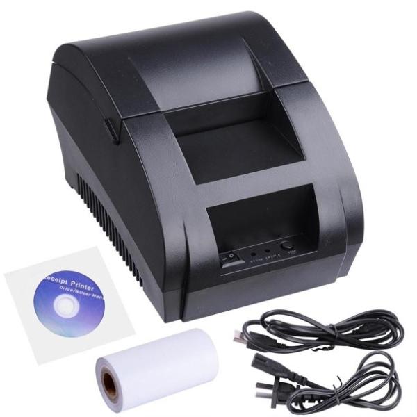 58mm Thermal Small Bill Printer Restaurant Receipt Printer With Bluetooth Cable 5890K