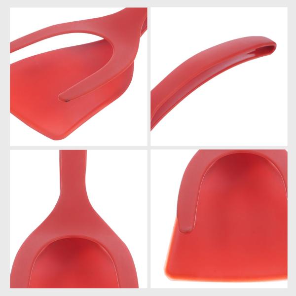 Fruit Vegetable Tools Type 2 In 1 Spatula Tong PPA Material Grip and Flip Egg Clip