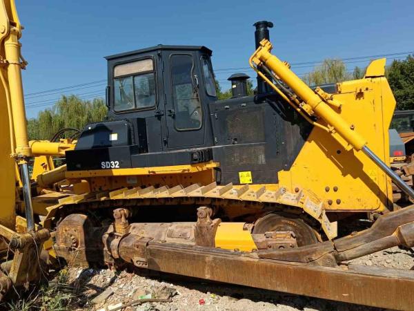 Refurbished SHANTUI SD32 Crawler Bulldozer com 185 hp Powershift Transmission