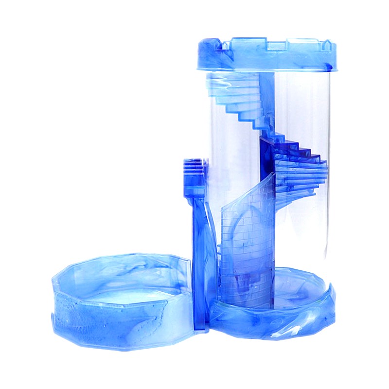 Customized Color Durable Plastic Spiral Staircase Design Dice Tower for DND Game Dice Cup