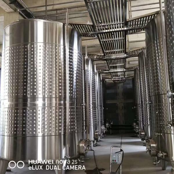 Wine Fermenter Fruit Wine Jacketed Fermentation Tank With Insulation Or Not
