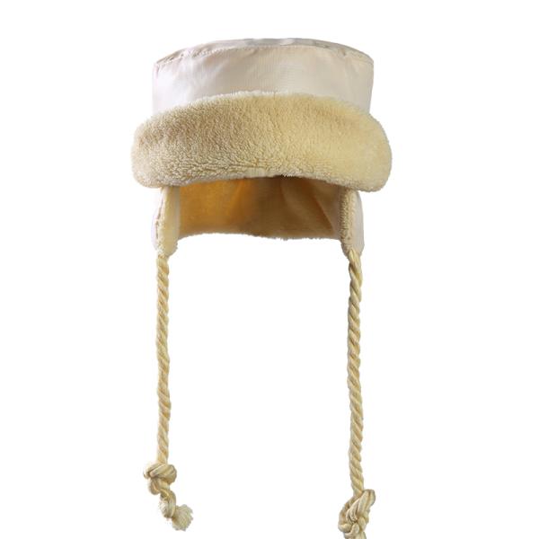 Waterproof Polyester Childrens Bucket Hats 45cm Baby Fleece Warm Cap