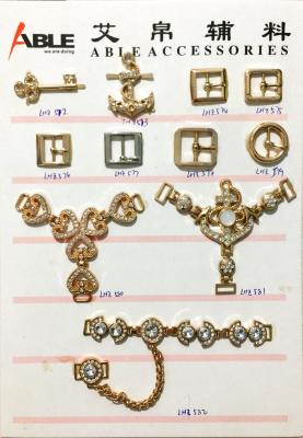 Custom Logo Hardware Blank Metal Shoe Buckles As Shoe Decoration Parts