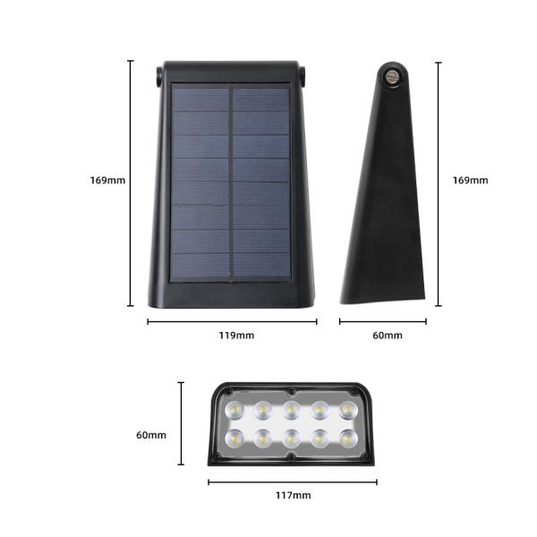 Super Bright Solar Wall Garden Lights Waterproof and Long-Lasting for Yard Protectio