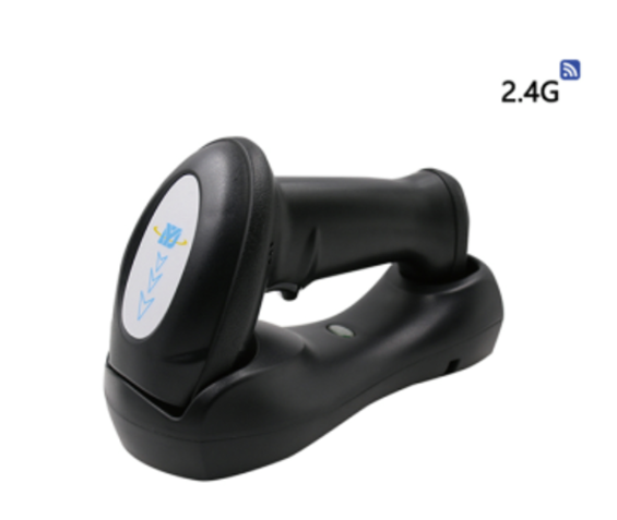 1D беспроводный сканер штрих-кодов с зарядным доком 2.4G Barcode Reader DS5200G