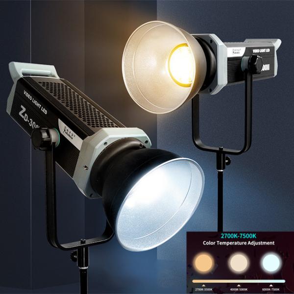 luz bicolor video profissional da fotografia do diodo emissor de luz 96ra do equipamento de iluminação 300W 2700K 7500K