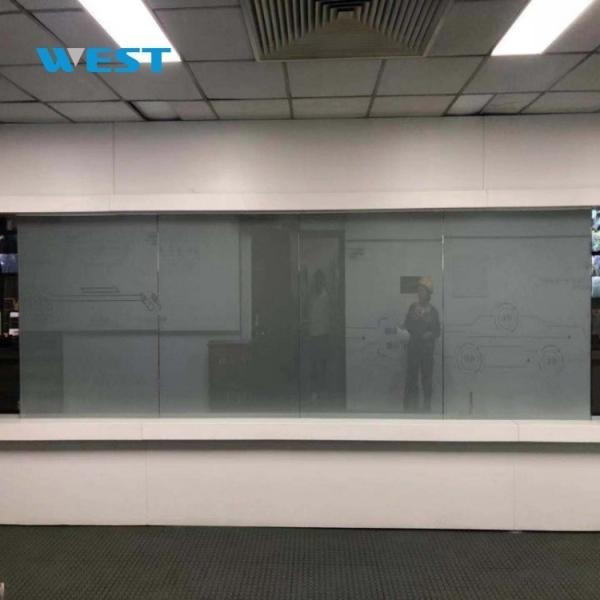 Westglass Light Gray PDLC Smart Dimming Film Self Adhesive For Instant Privacy And Light Control