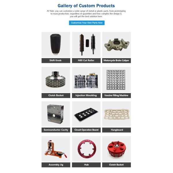 C0127 4 Axis / 3 Axis CNC Machining Automotive Parts Aluminum 6061