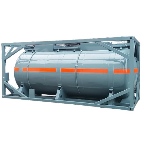 20 Feet Aluminum HCL ISO Tank Container Internal Dimensions 6058mm*2438mm*2591mm