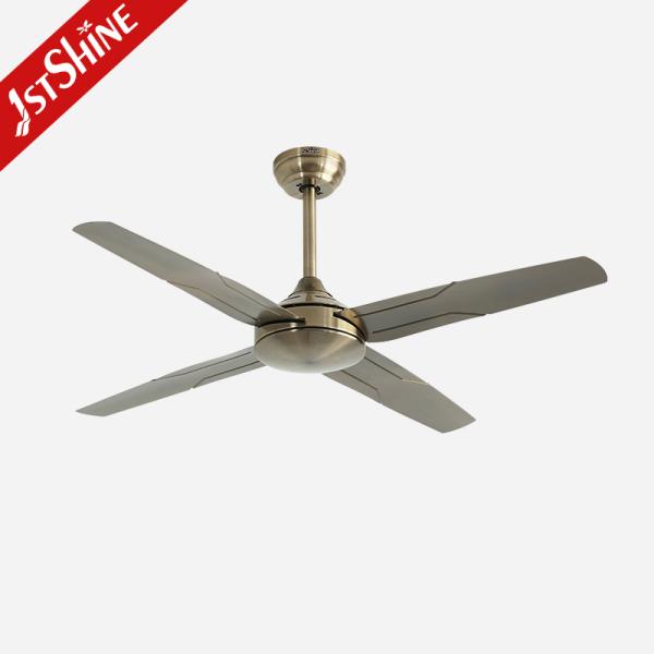48 Metal Blade Ceiling Fan Safety Protection Airflow 3 Speed Choice Without LED Light Source