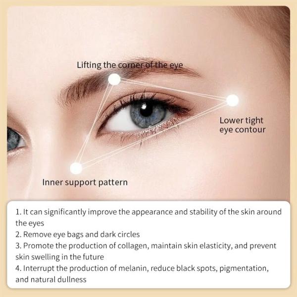 Customized Moisturizing Hyaluronic Acid Collagen Crystal Eye Mask Pad Whitening Biological