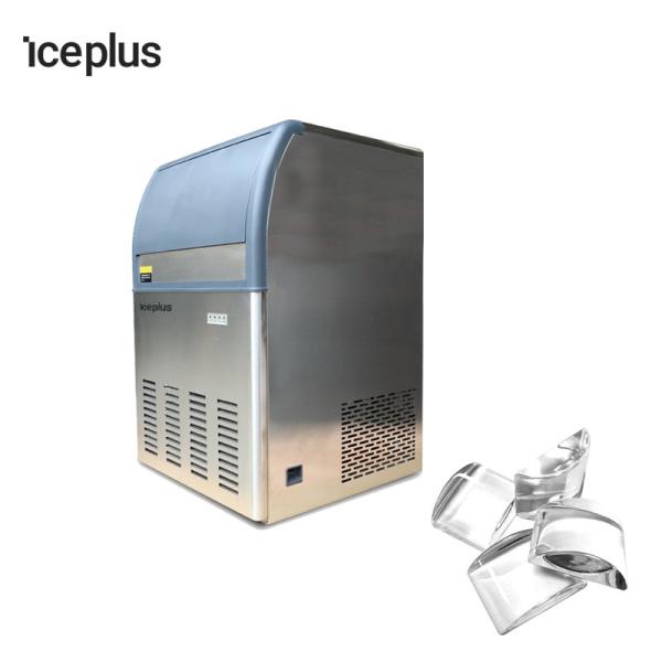 Fresh Keeping Crescent Ice Maker Compact Structure 15kg - 65kg Ice Storage
