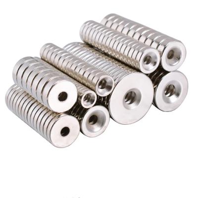 Powerful Neodymium Rare Earth Magnets Disc Double Sided Adhesive For Fridge DIY