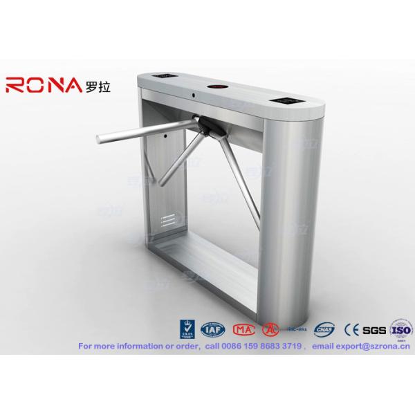 Bi - Directional Half Height Turnstile , Vertical Tripod Turnstile Access System