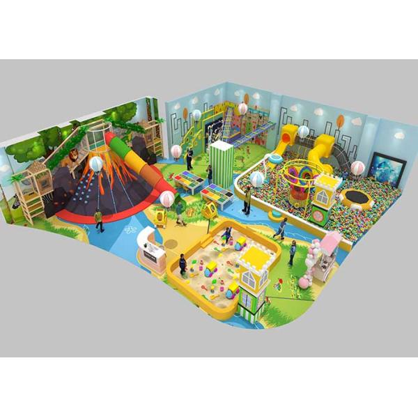 Children Indoor Playground Equipment Plastic Slide 150 Kids Play Maze