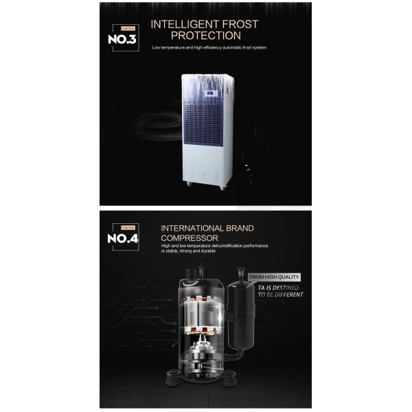 Малошумный Dehumidifier 1200m3/H 6.8KG/H портативный промышленный