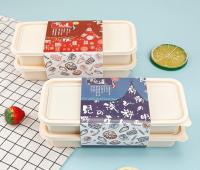a luz 500ml leva embora a fécula de milho Degradable do alimento do recipiente de alimento para crianças e escola