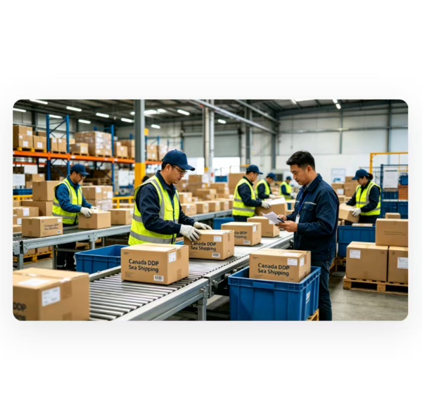 General Goods Sea Shipping To Canada DDP Service With Customs Clearance / Local Truck / Courier Door Delivery