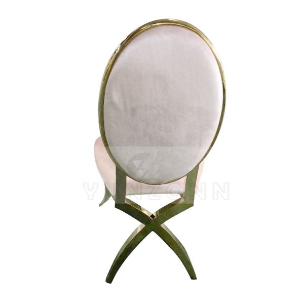 Modern Pink Velvet Dining Chair with Carved Rose Back Stainless Steel Metal Furniture for Outdoor Apartment Villa Hotels Events