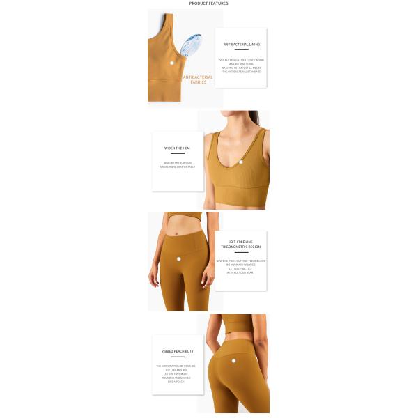 Женщины пошутили над Activewear спортзала йоги устанавливают спортзал 2 части установила RGS