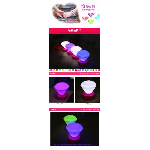 Mini Cartoon Night Light Pat Light, Press Lamp