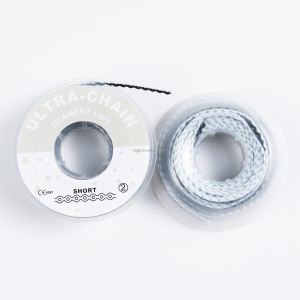 L' orthophonie élastique ligature des appareils orthopédiques bande de la chaîne transparente bleu rose