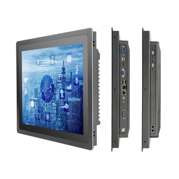 15 polegadas IP65 resistente à água Industrial LCD touch screen monitor para RK3399 CPU e 64G SSD