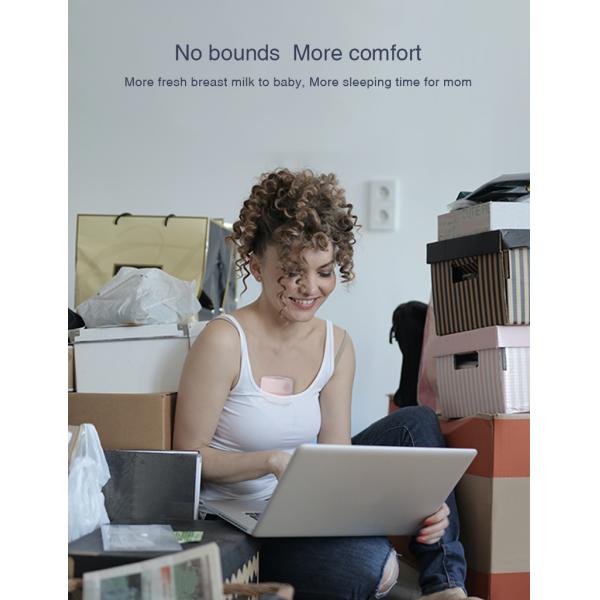 Electric Wearable Breast Pump Set On The Go Hands Free Pump With Suction Function