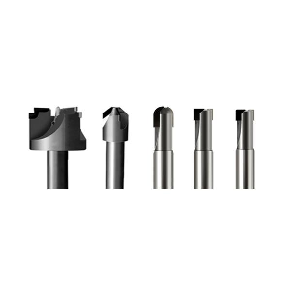 DIAMOND TOOLS Специализированные инструменты цилиндрический карбидный PCD конечный мельница для лазерной резки