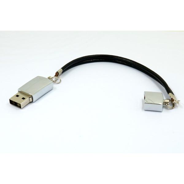 Веревочка 15MB/S браслета 256GB 128GB 64GB привода usb силикона раковины металла кожаная