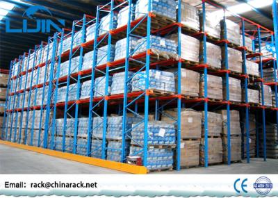 Industrial Forklift Drive In Pallet Rack 1-3 Ton / Layer Optional Color