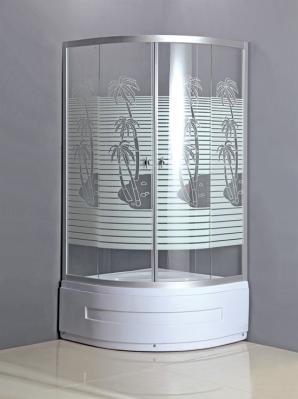 Compartiment d'un seul bloc 900x900x1950mm de douche de cadre en aluminium