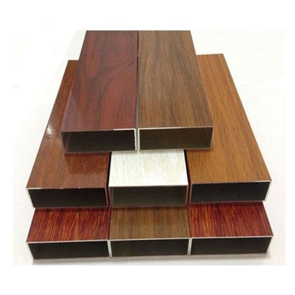 Shengxin's 6063 t6/t5 Wood Grain Finish Extruded Aluminum Profiles for Building Material