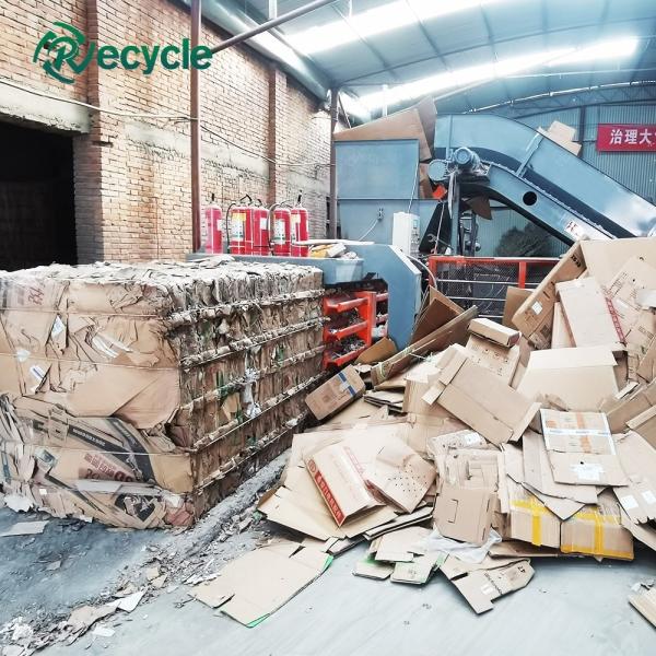 Fully Automatic Baler for Waste Paper Recycling of Cardboard Cartons in High Demand