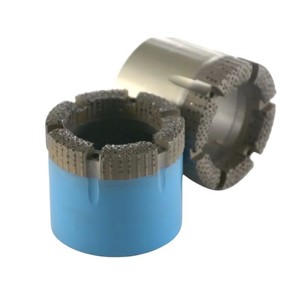 Enhanced Stability in Fractured Formations Efficient Removal of Cuttings Surface Set Diamond Core Bit