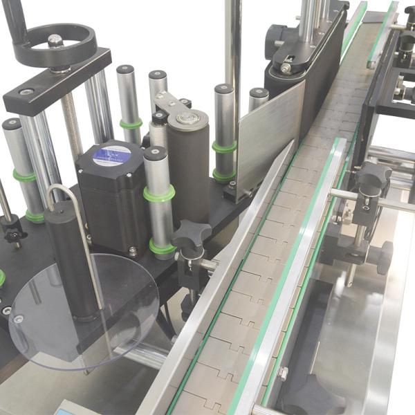 Vertical Positioning Sticker Labeling Machine for Round Liquor/Beer/Wine Bottles
