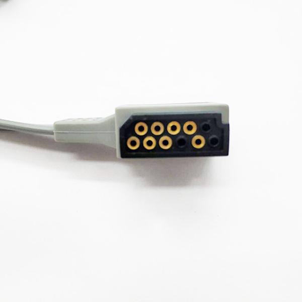 O cabo do holter de HP M4725A Holter Ecg, 5 ligações agarra as peças elétricas do monitor de coração