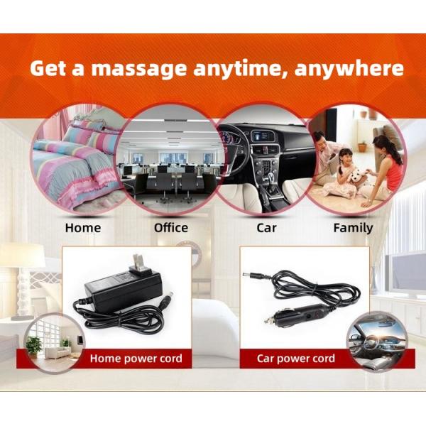 Coffee Household Multi-functional Cervical Massage Heating Pillow Shawl Electric Neck Shoulder Massager Body Muscle Relax Machine Tool