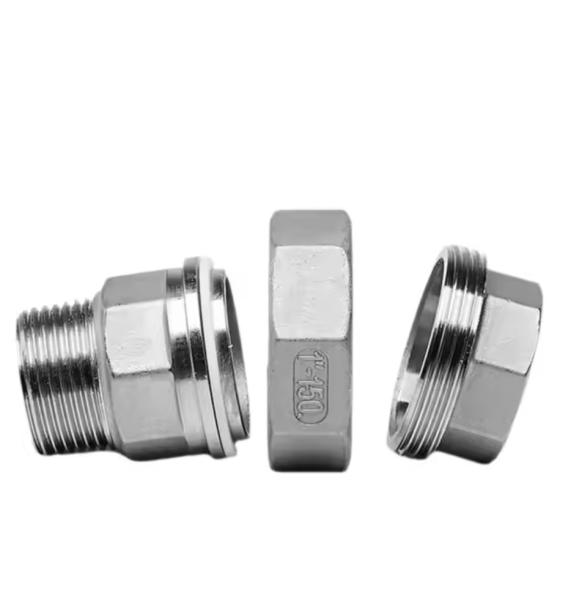brass tee Loose Hexagon Thread Water Pipe Joint Oil Twist Slip Wire Buckle Thickened Teeth Pneumatic Parts Air Working