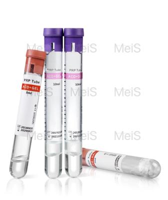 Medical Glass SST Blood Test Tube PRP Gel Tube 5ml