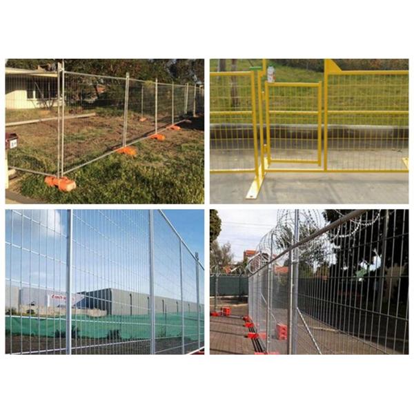 Hot Dipped Galvanized Temporary Construction Fence For Sports / Concerts