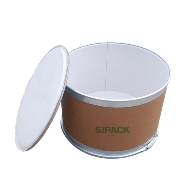 25L Hot Melt Glue Cardboard Drum Kraft Paper 3.5mm Thickness