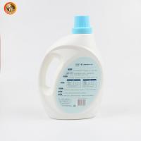 Garrafas plásticas detergentes líquidas da lavanderia do HDPE com galão de medição 3000ml do tampão 1