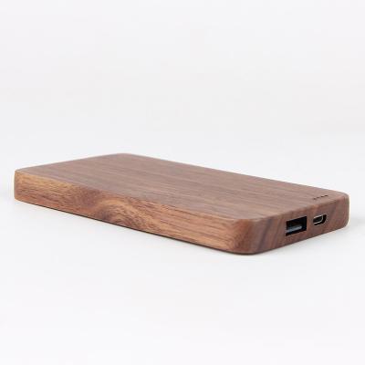 12V Motor Emergency Start Wooden Power Bank , 8000mAh Wood Casing USB Power Bank