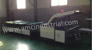 Máquina de laminação de flauta de alimentação manual 7kw BZJ-1450Q2 Peso 4000kg