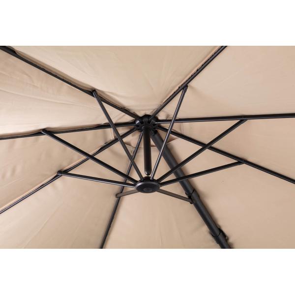 Modern Style Garden Cantilever Umbrella with Waterproof Design and 18.2kg Weight